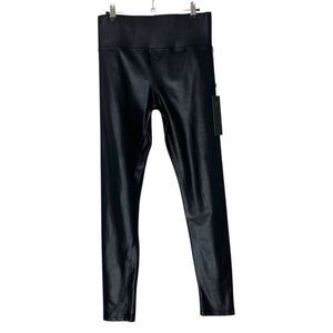 Carbon38 Leggings Size Large Tamara Shine High Rise Full Length Glossy New